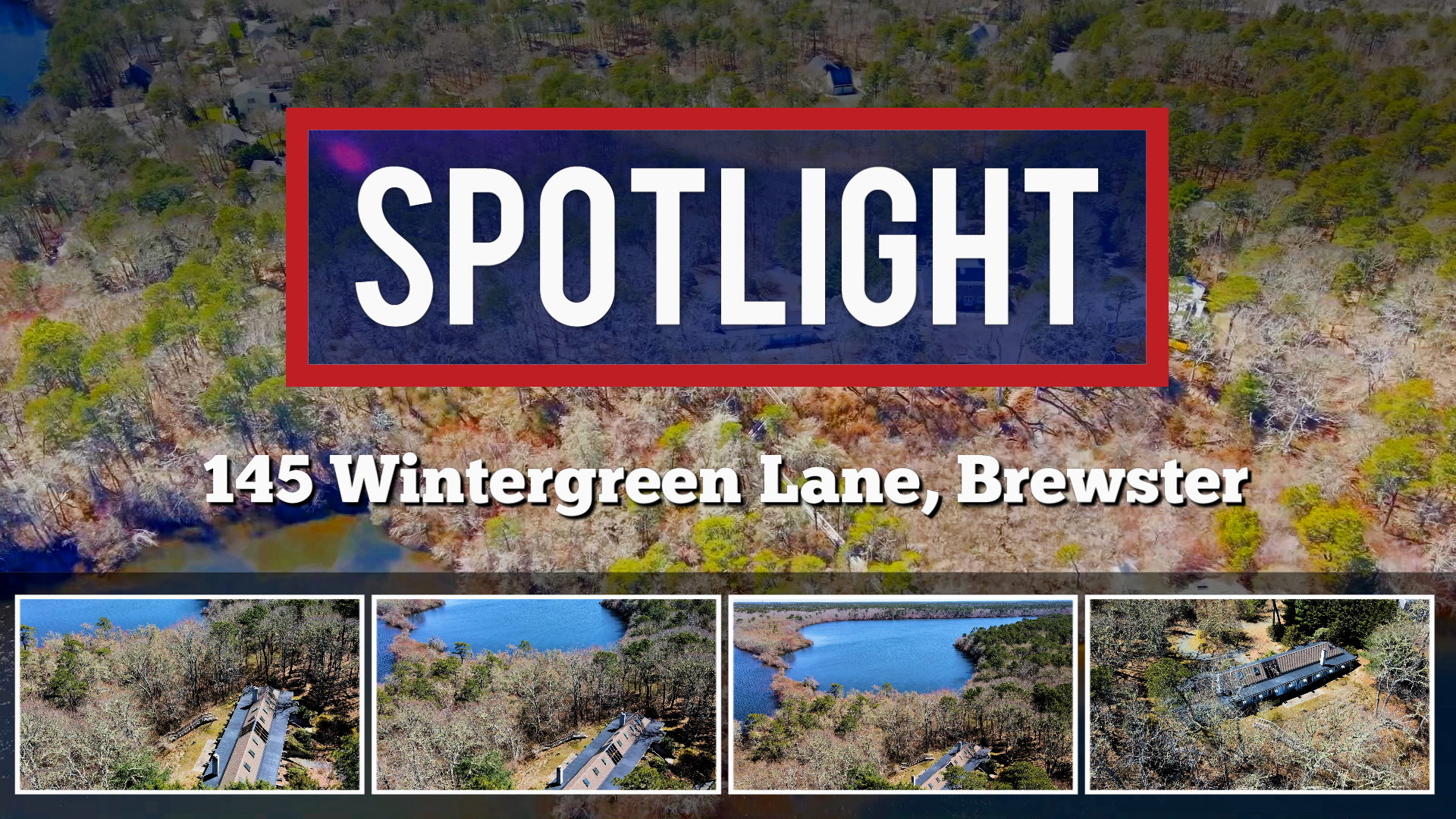 Drone Flight over Wintergreen Way - Brewster MA Cape Cod